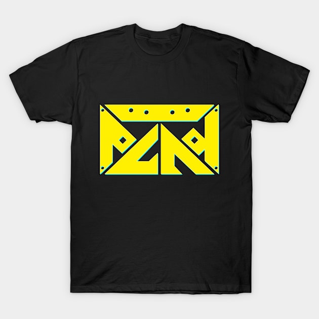 PLAY - Cyberpunk Logotype Style T-Shirt by TegarBD